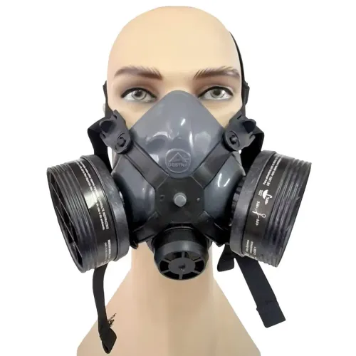 Máscara de Respirador Facial filtro duplo