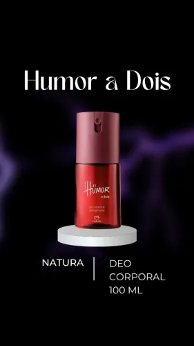 Humor a Dois Masculino Natura Deo Corporal 100ml