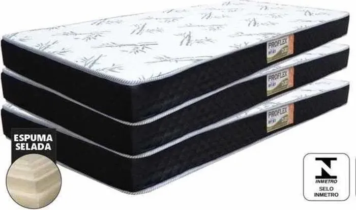 Colchão Biflex Proflex Selado D33 Solteiro 88x14x188