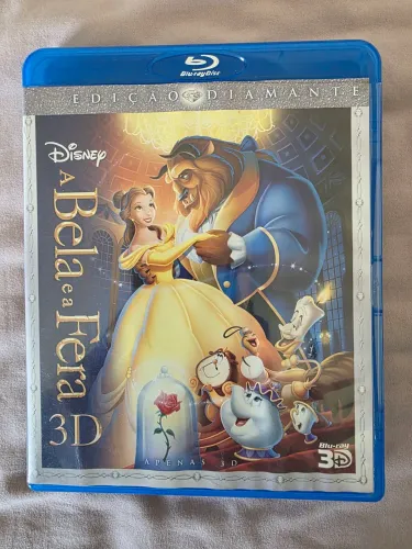 Blu-ray A Bela e a Fera 3D - Edição Diamante
