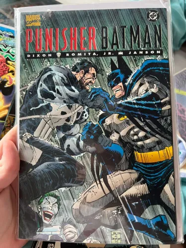 Punisher batman crossover john romita jr