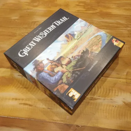 Jogo de tabuleiro Great Western Trail 2ª edição + Sleeves + Insert Bucaneiros