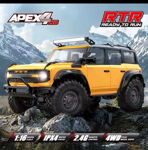 Carro de controle remoto Apex4WD escala 1/16