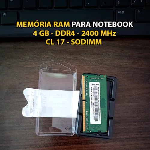 MEMÓRIA RAM - DDR4 - 4GB - 2400MHz - CL17 - SODIMM