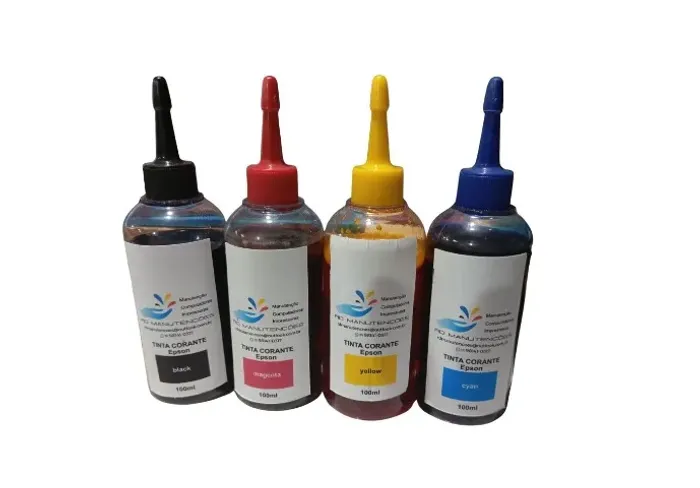 Kit Tinta Corante Para impressora Jato de Tinta