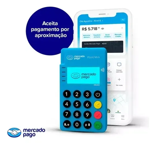 Kit 100 máquinas Bluetooth Me30s Mercadopago novas e lacradas