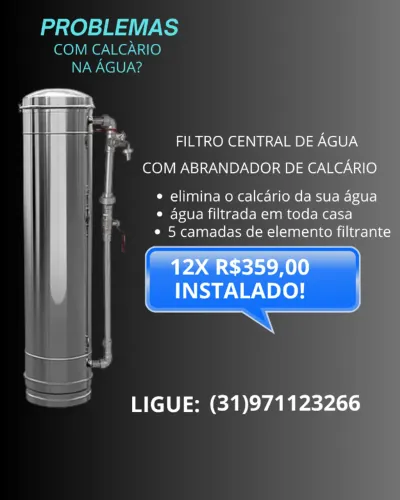 Filtro de água central