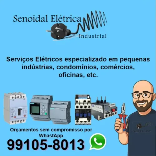 Serviços de Elétrica Industrial (Comando, Motor, Partida e Painel)