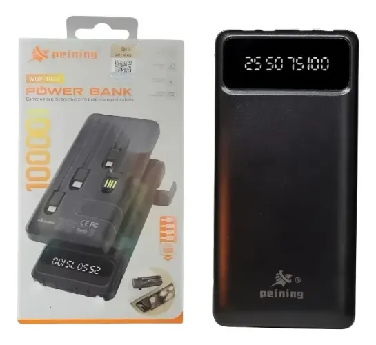 Carregador Portátil Power Bank Peining Wup-1024 10000mah Usb