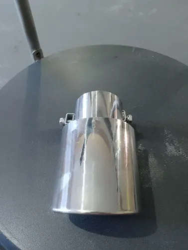 Ponteira de escapamento aço inox 3 polegadas