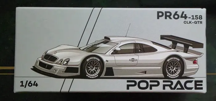 POP RACE Mercedes CLK-GTR PR64-158