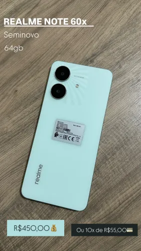 Realme note 60x