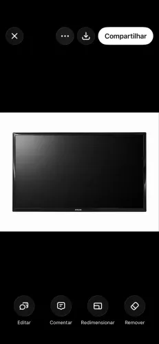 TV LED de 32 polegadas com resolução HD 