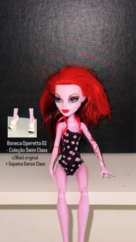 Boneca Operetta Monster High G1 Swim Class
