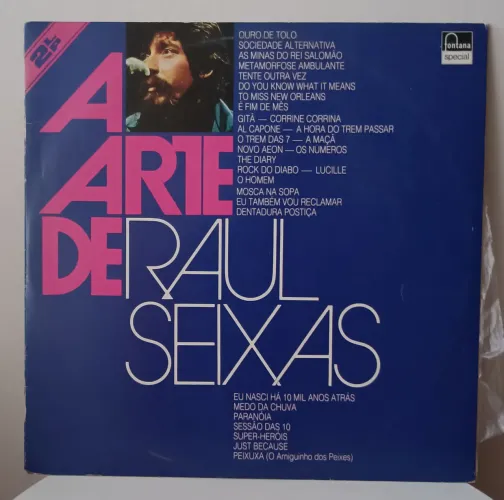 A arte de Raul Seixas. 2 LPs. 