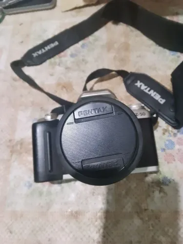 Máquina fotográfica análogo pentax semi nova funcionando vai completa
