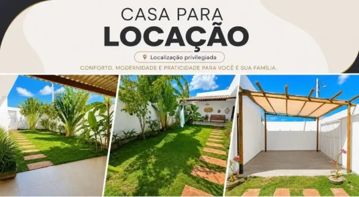 Casa Nova, Equipada com ótima localização- São Miguel do Gostoso