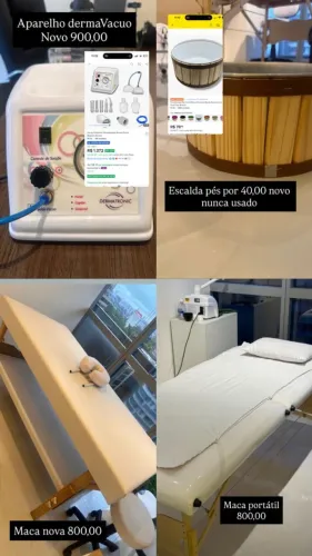 ITENS SEMI NOVOS PARA ESTETICA 