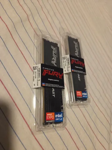 Memória RAM DDR5 Kingston Fury Beast, 32B (2x16GB) 6000Mhz CL36