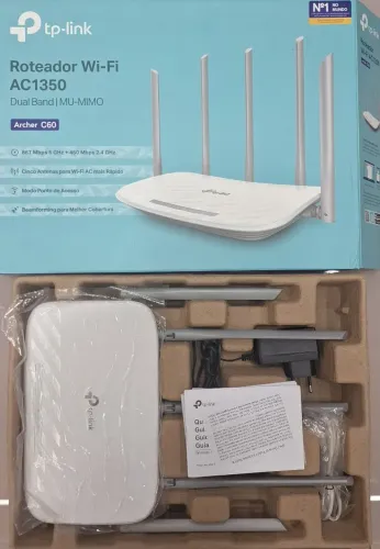 ROTEADOR WI-FI TP-LINK AC1350 NOVO
