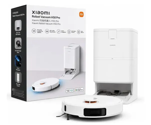Robô Aspirador Xiaomi Robot Vacuum B101cn H50 Pro B101cn Branco 220V