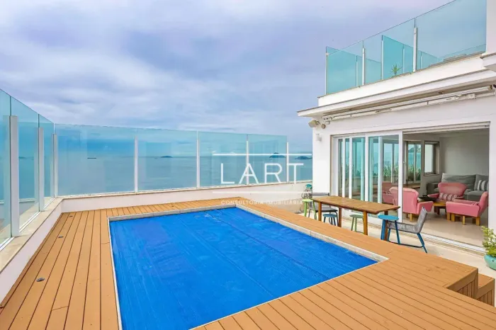 Cobertura com 3 dormitórios à venda, 318 m² por R$ 10.800.000,00 - Leme - Rio de Janeiro/R