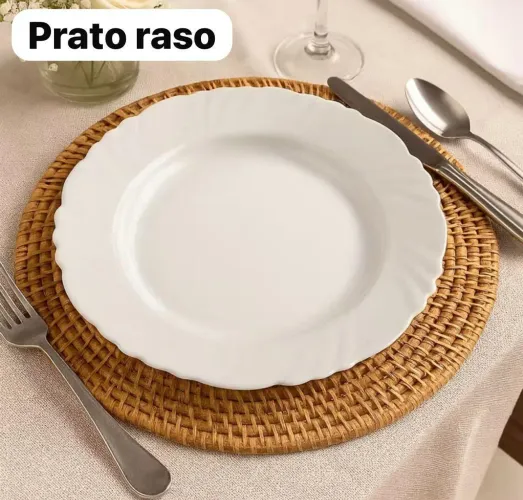 Conjunto de pratos opaline