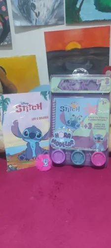 Kit Aventura Colorida com Stitch 