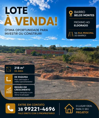Vendo lote 218 m2 - Esquina