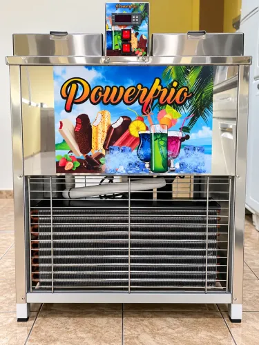 SEMINOVA - MÁQUINA DE PICOLÉ POWERFRIO INOX 220V
