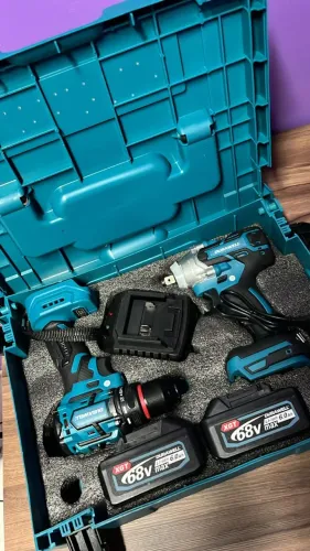 Parafusadeira  + Chave de impacto 68v 580nm