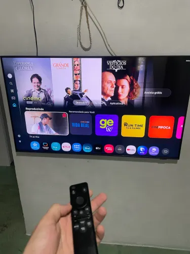 Tv Smart Samsung 55 Polegadas Qled Crystal 4k 3 em 1