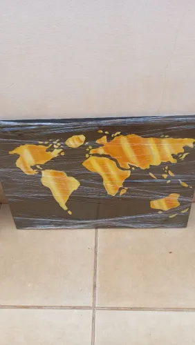 Vendo quadro mapa mundi 70x50