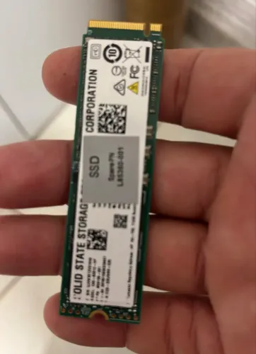 SSD nvme 512gb semi novo saúde 100%