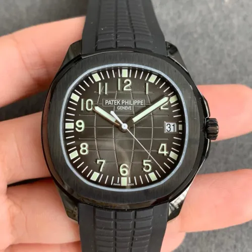 Relógio patek philippe Aquanaut automático preto novo
