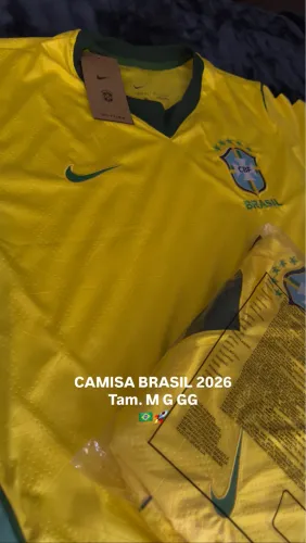 Camisa do Brasil 2026 - Qualidade premium