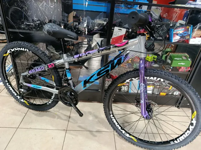 Bike aro 26 ksw 21v freio a Disco