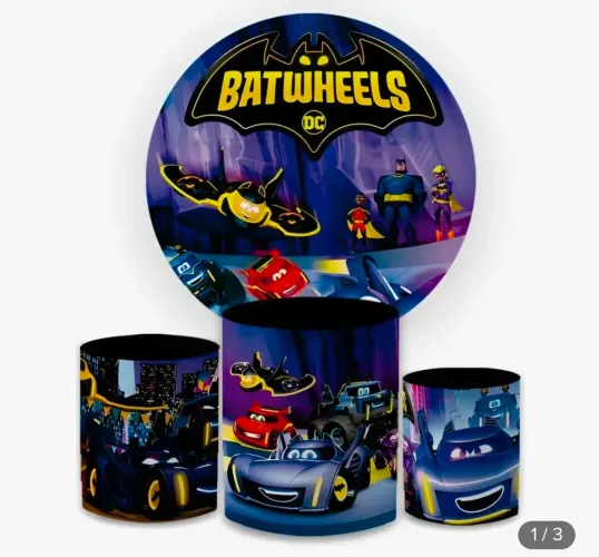 2 kits de capa para painel redondo BATWHEELS
