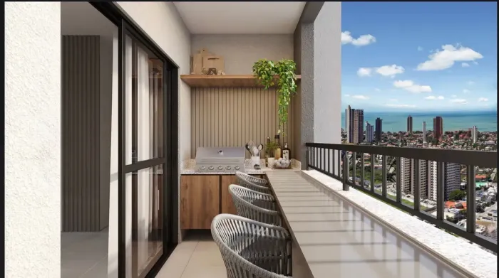 Compre seu apartamento a partir de R$ 481mil, lazer completo e com vista mar