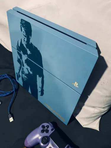 PS4 FAT EDIÇÃO DO UNCHARTED NOVO DESBLOQUEADO 