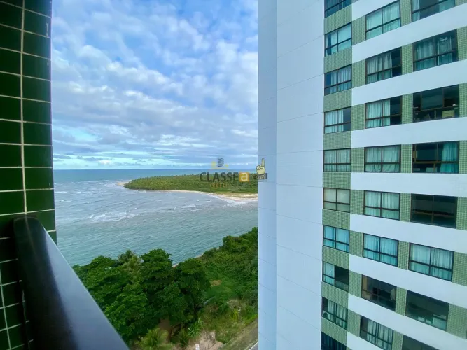 Apartamento Beira Mar 2 Quartos com Varanda e Mobiliado