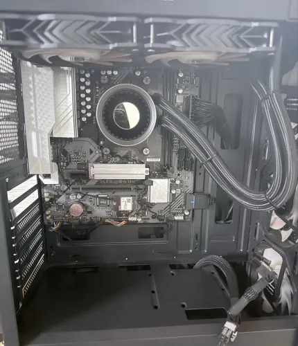 KIT Ryzen 7 7700+Placa Mãe b650 Wifi+Watercooler 240mm+Fonte Corsair Cx650