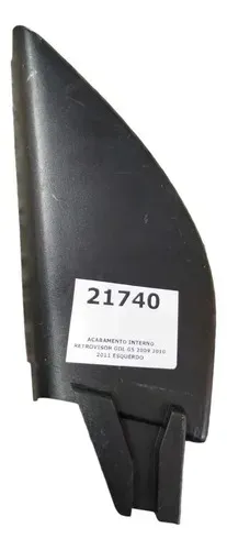 Acabamento Interno Retrovisor Gol G5 2009 2010 2011 Esquerdo Preto