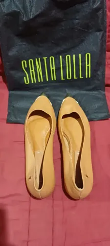 Sapatilha de couro Santa Lolla 