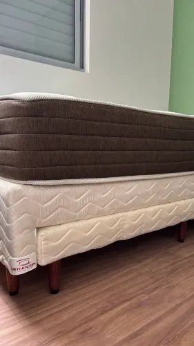 Colchão + cama auxiliar + box