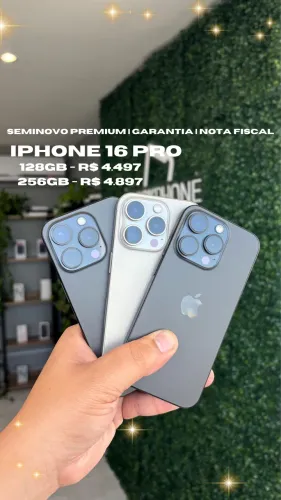 iPhone 16 pro - Loja Física - Nota fiscal