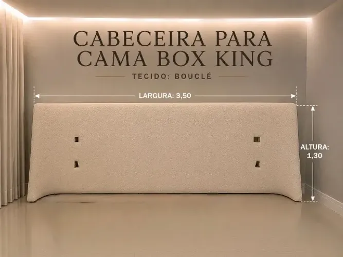 Base e cabeceira cama KING