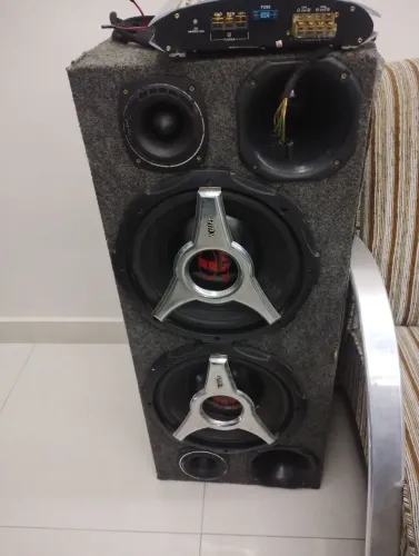 Caixa top + potência