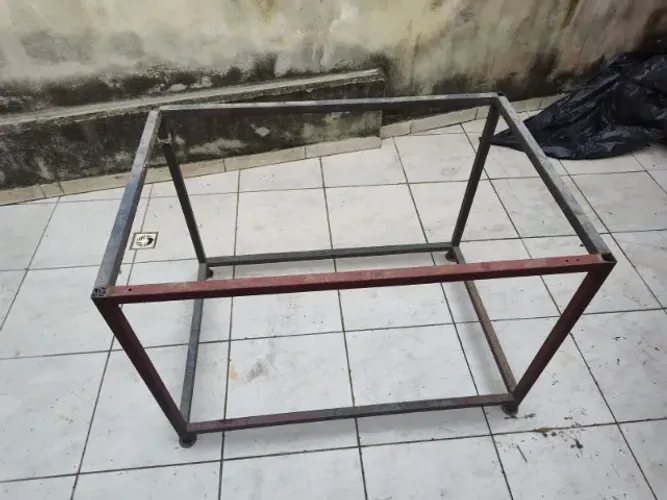 Estrutura de Ferro Para Mesa de Trabalho - Ferro Reforçada