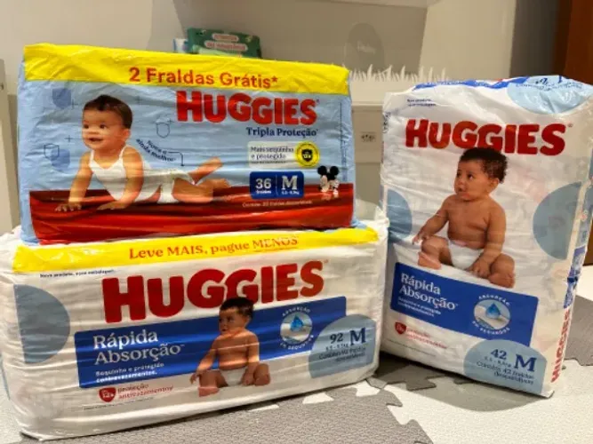 Kit fraldas Huggies
